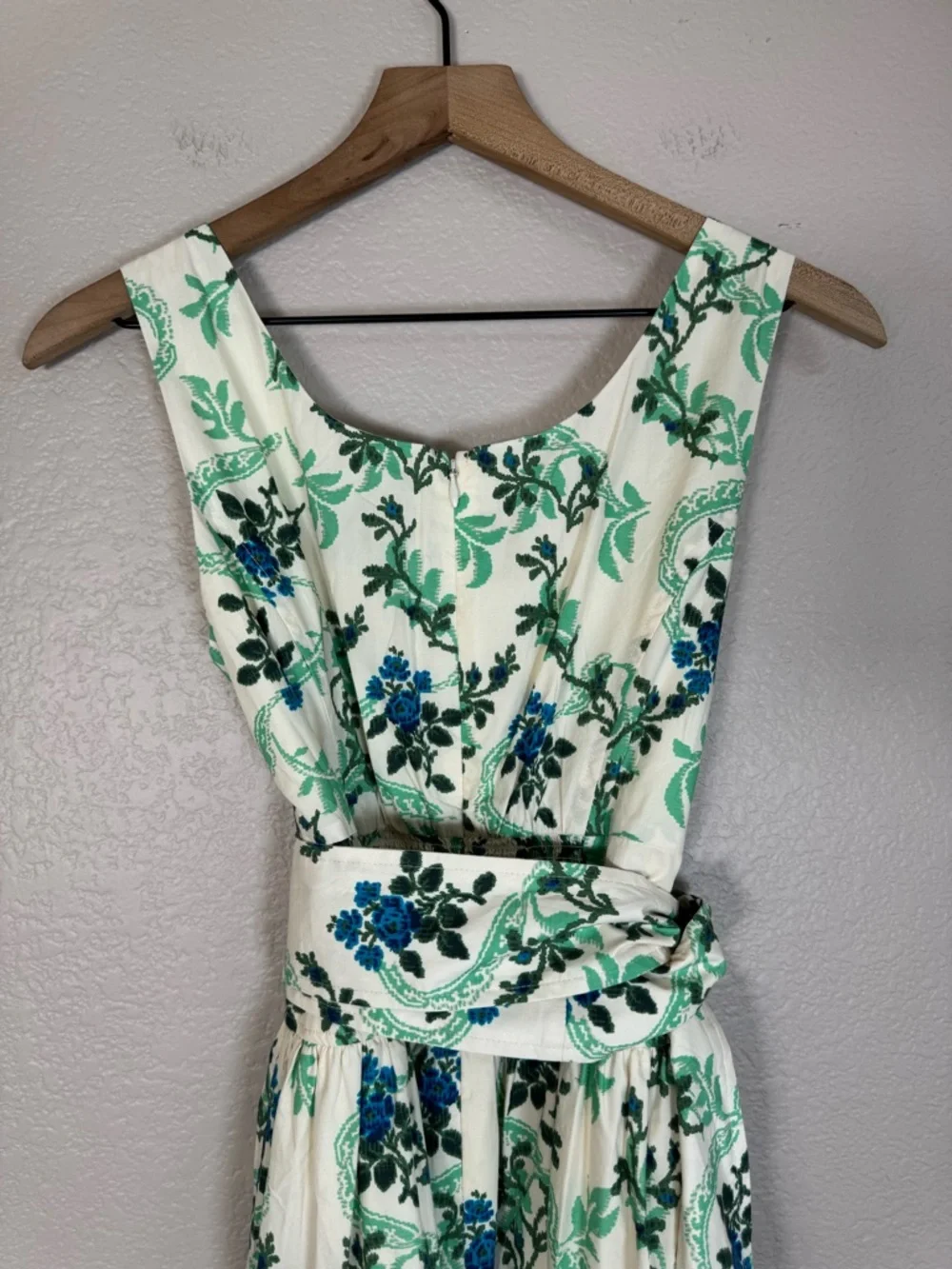 Tuckernuck Sophie Midi Dress Cerulean Vine in Victorian Lattice Floral NEW $328 - Picture 14 of 15
